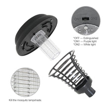 Load image into Gallery viewer, LED Mosquito Killer Lamps 220V 240V Indoor and Outdoor Solar Anti Mosquito Repellent Bug Zapper