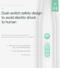 Load image into Gallery viewer, USB 1200mAh Rechargeable Electric fly killer Racket Swatter Zapper