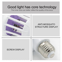 Load image into Gallery viewer, E27 LED Anti Mosquito Killer Lamp 15W 2 In 1 LED Ball Light Anti Repellent Fly Bug Zapper Insect Killer