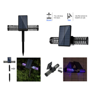 USB Solar Mosquito Light Killer Lamp Repellent IP65 Insect Trap