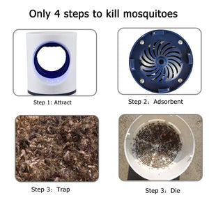 Led Mosquito Killer Lamp UV Night Light USB Insect Killer Bug Zapper Mosquito Trap
