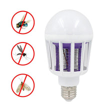 Load image into Gallery viewer, E27 LED Anti Mosquito Killer Lamp 15W 2 In 1 LED Ball Light Anti Repellent Fly Bug Zapper Insect Killer
