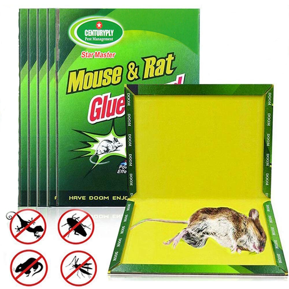 Mouse Board Sticky Mice Glue Trap High Effective Rodent Rat Snake Bugs Catcher