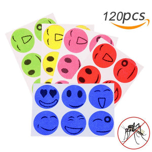 120pcs Mosquito Repellent Patches Stickers 100% Natural Non Toxic Pure Essential Oil